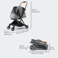 Afmetingen / Measurements InnoPet City Buggy