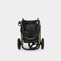 Folded InnoPet Premium Comfort dog stroller for compact storage and transport.