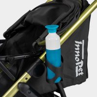Cup holder fitted to the InnoPet Premium Comfort dog stroller frame.