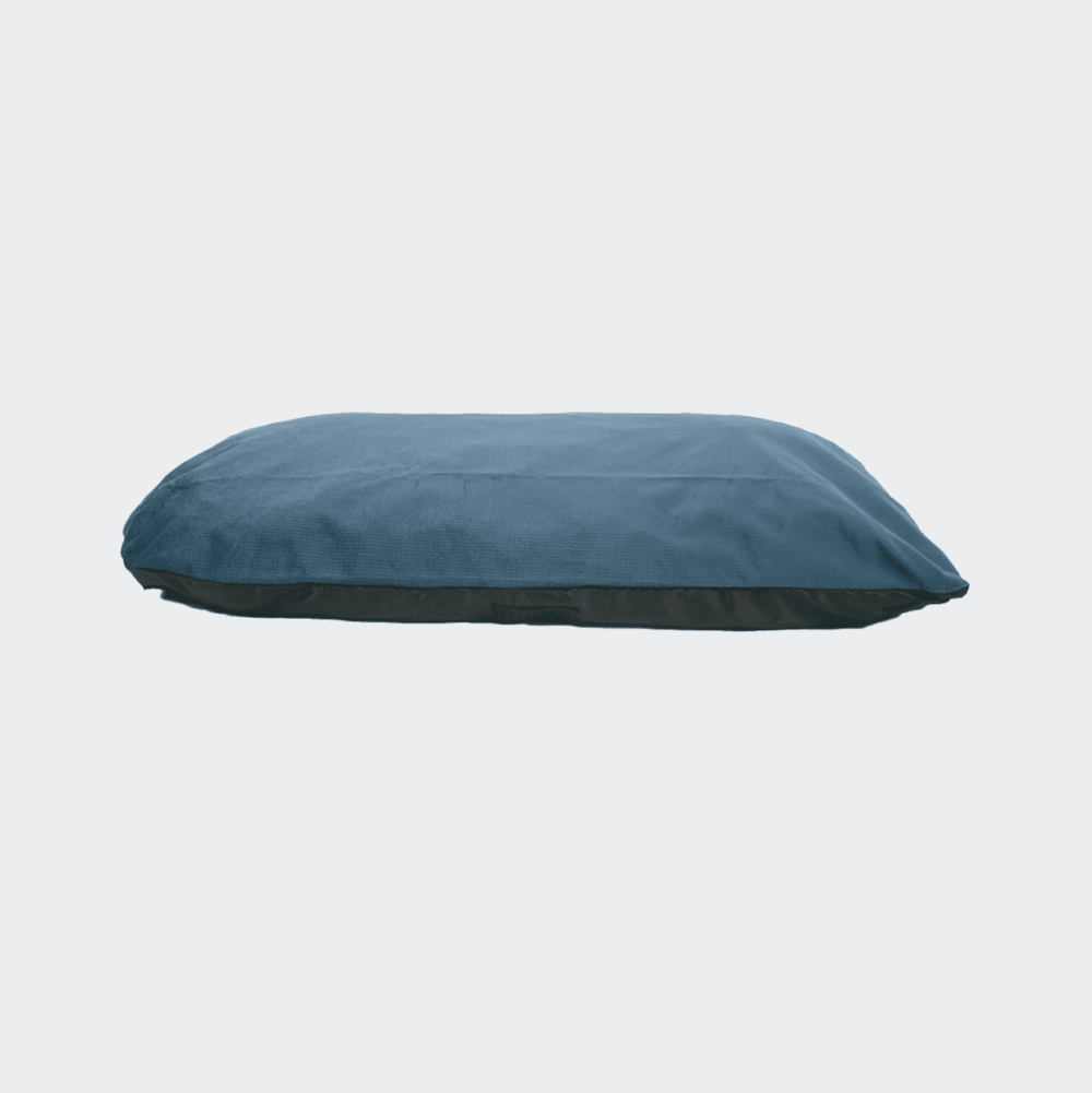 Donker blauw hondenbuggy orthopedisch hondenkussen