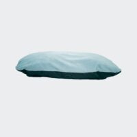 Licht blauw orthopedisch hondenkussen voor hondenbuggy