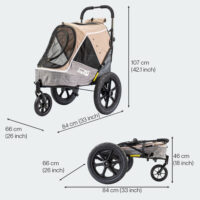 Afmetingen / Measurements InnoPet Sporty Evolution Beige