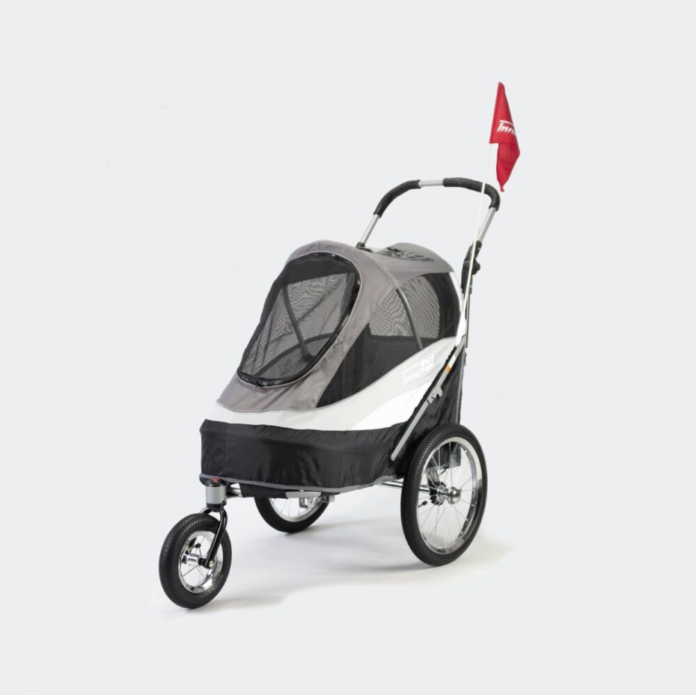 InnoPet dog bike trailer product image oblique front view