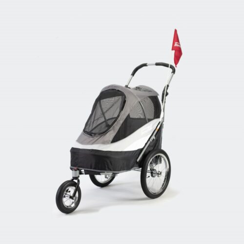 InnoPet dog bike trailer product image oblique front view