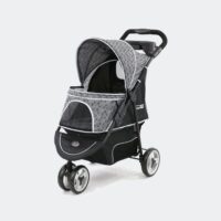 InnoPet Dog Pram Allure Onyx Oblique View