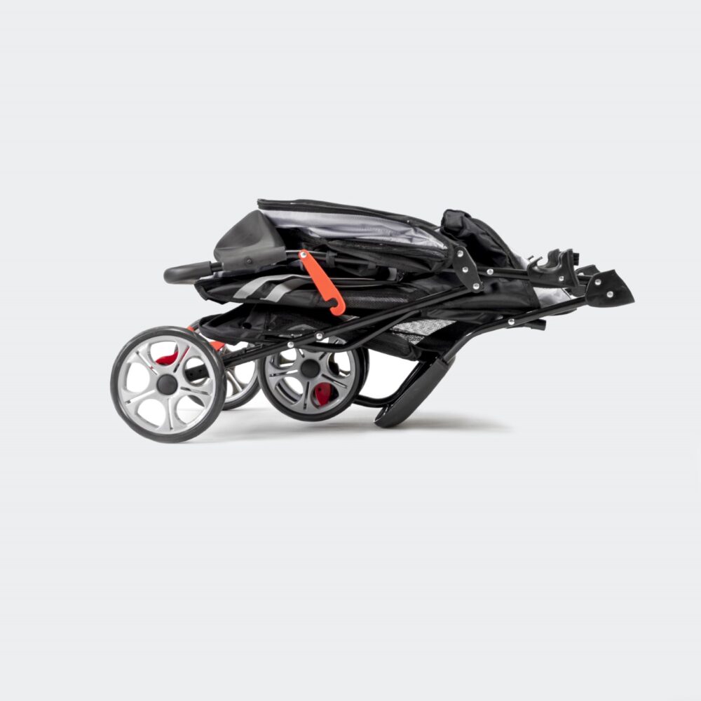 innopet-dog-pram-all-terrain-black-silver-folded