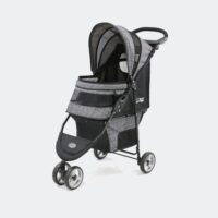 InnoPet Dog Pram Avenue Blended Grey Oblique View