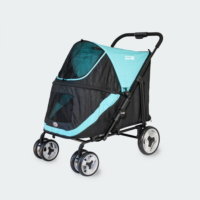 Innopet hondenbuggy Mamut voor zware honden tot 50 kilo vooraanzicht schuin