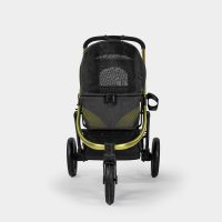 Front view of the InnoPet Premium Comfort dog stroller with the canopy closed.