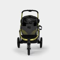 Front view of the InnoPet Premium Comfort dog stroller with the canopy open.