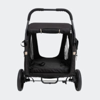 Ibiyaya Grand Cruiser Dog Trailer For Heavy Dogs Up To 50kgs Rear View Opened