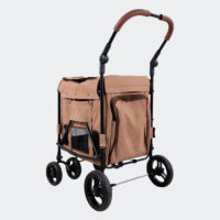 Ibiyaya Gentle Giant Pet Wagon Peach Rear View