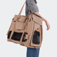 Ibiyaya Gentle Giant Pet Wagon Peach As A Shoulder Bag