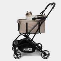 Stroller for cat or small dog colour beige - InnoPet Nomad