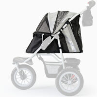 Replacement fabric for InnoPet Comfort EFA Black silver grey